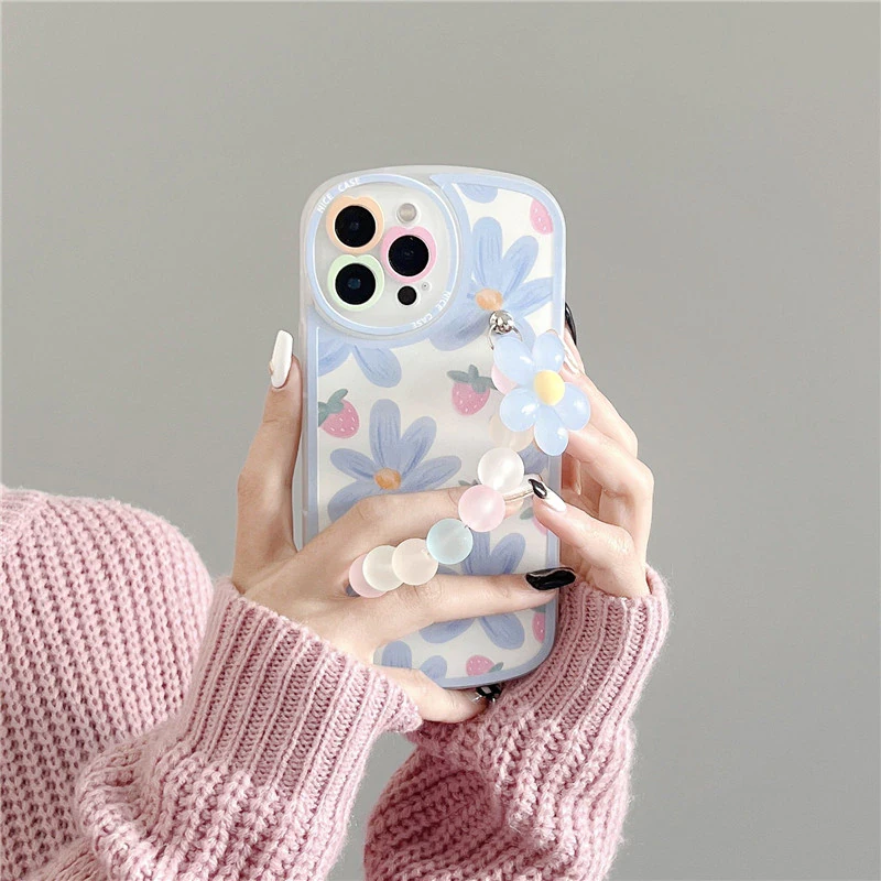 Floral Wrist Chain iPhone Case