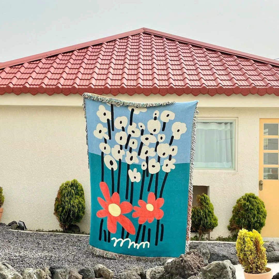 Floral Throw