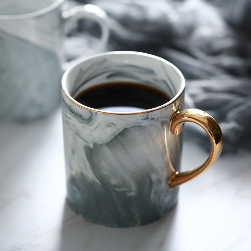 Marble Gold Coffee Cup
