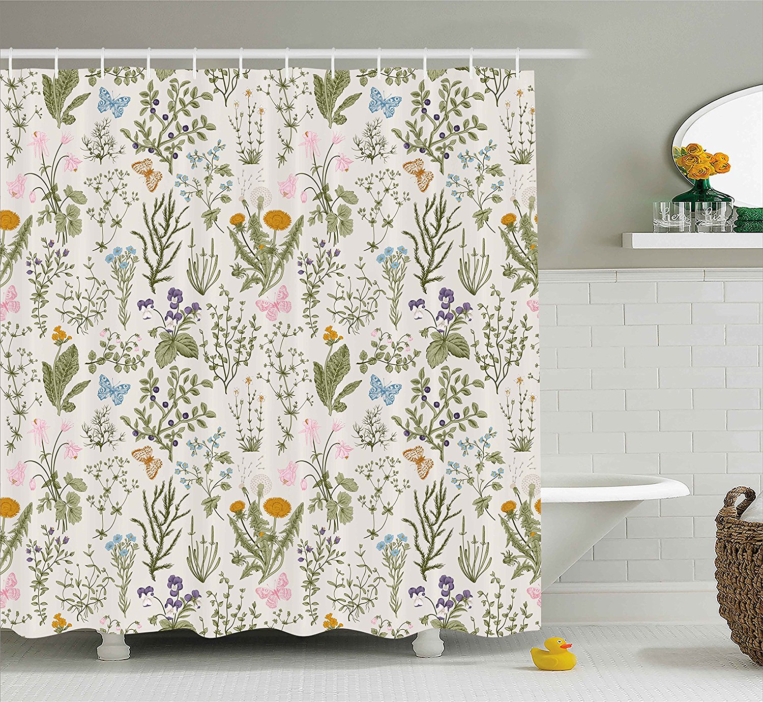 Floral Shower Curtain
