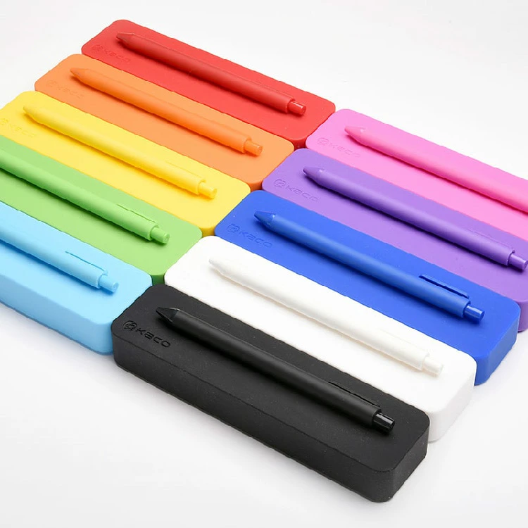 Block Colour Silicon Pencil Case