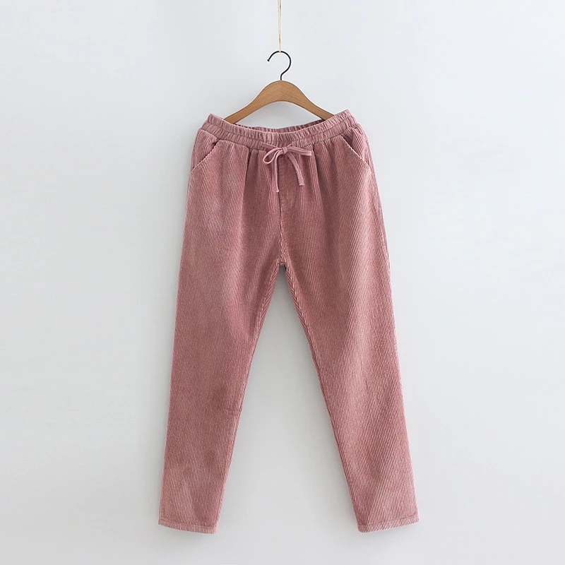 Corduroy Womans Casual Pants