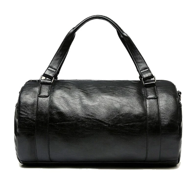Leather Weekender Duffle Bag