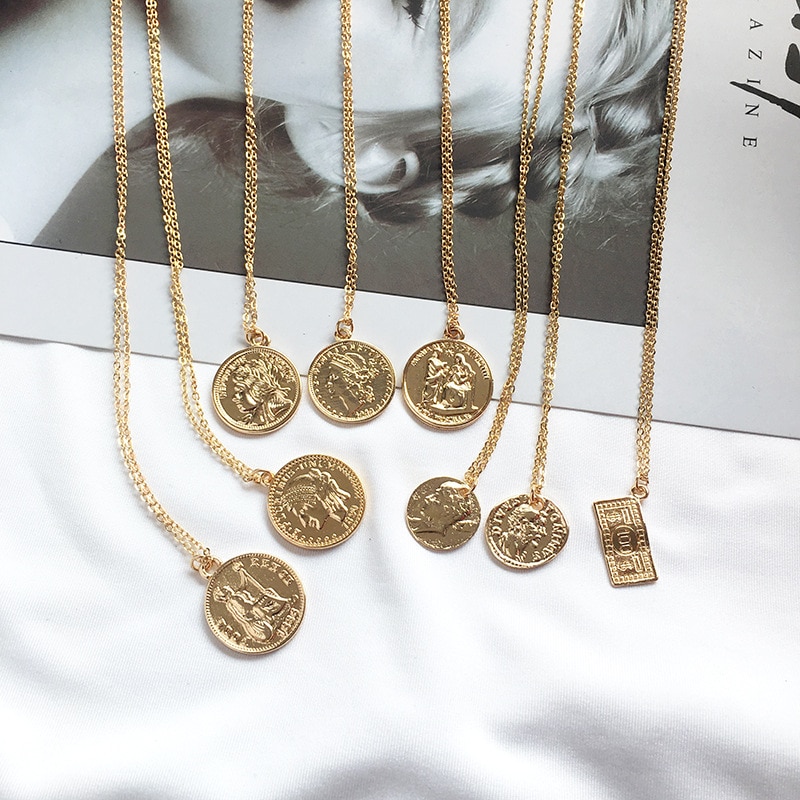 Gold Coin Necklace