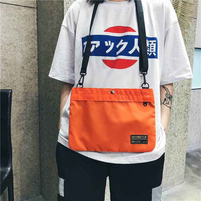 Nylon Messenger Bag