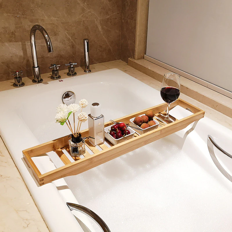 Wood Bathtub Caddy Tray