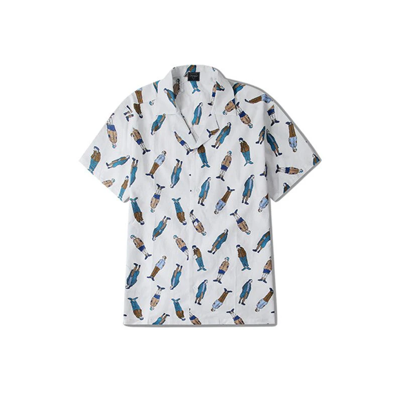 Cuban Retro Print Shirt