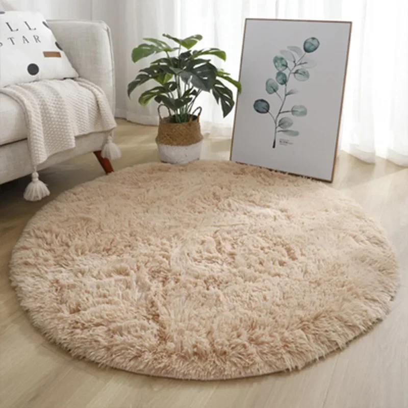 Round Plush Mat