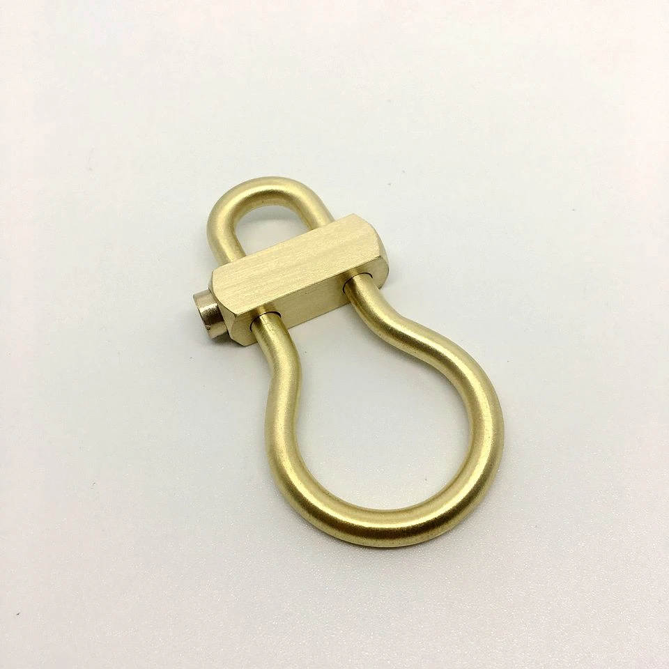 Solid Brass Key Ring