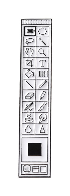 Photoshop Tools Acrylic Pin