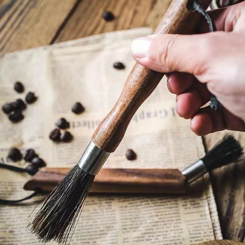 Wooden Coffee Grinder Cleaning Brush