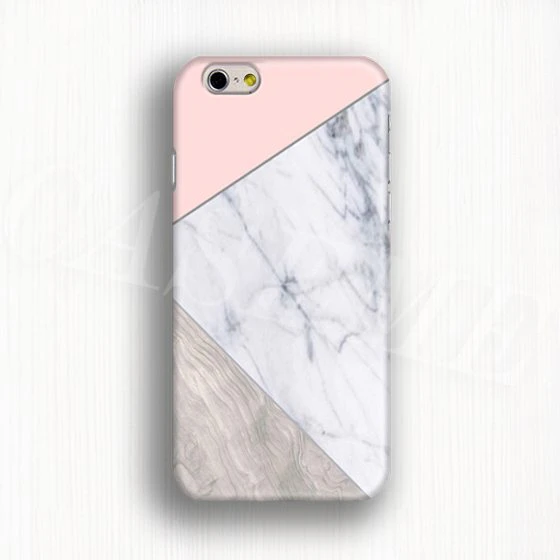 Colorblock Marble Iphone Case