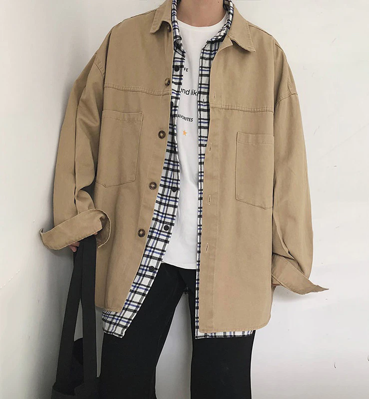 Khaki Heavy Cotton Overshirt