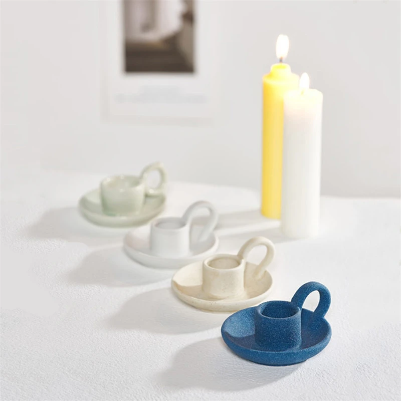 Ceramic Candlestick Holder