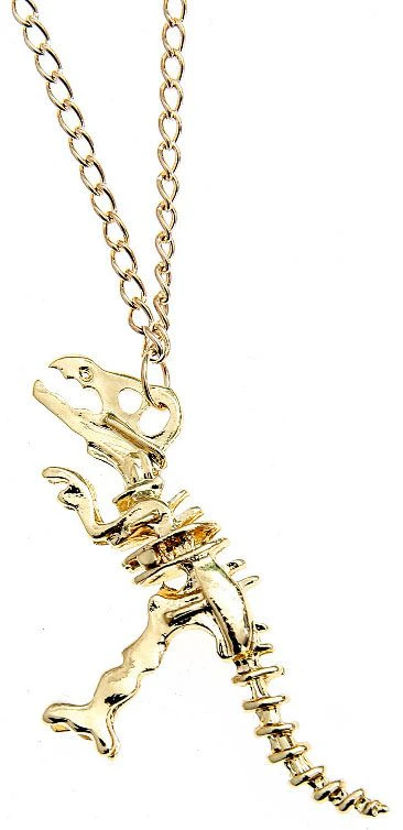 T-Rex Skeleton Necklace