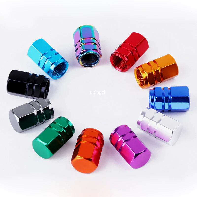 Colorful Alloy Valve Caps