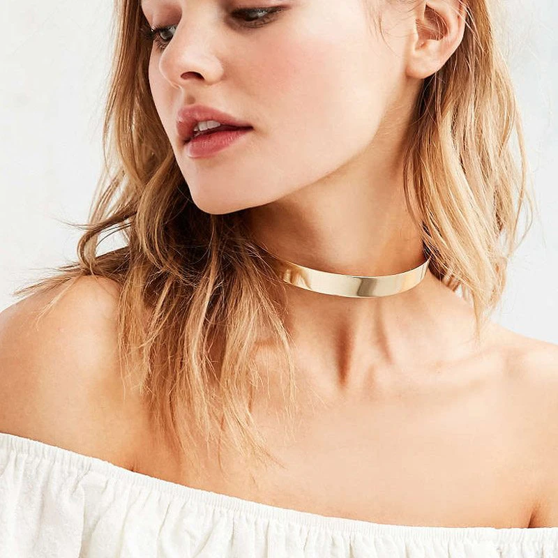 Gold Choker Band
