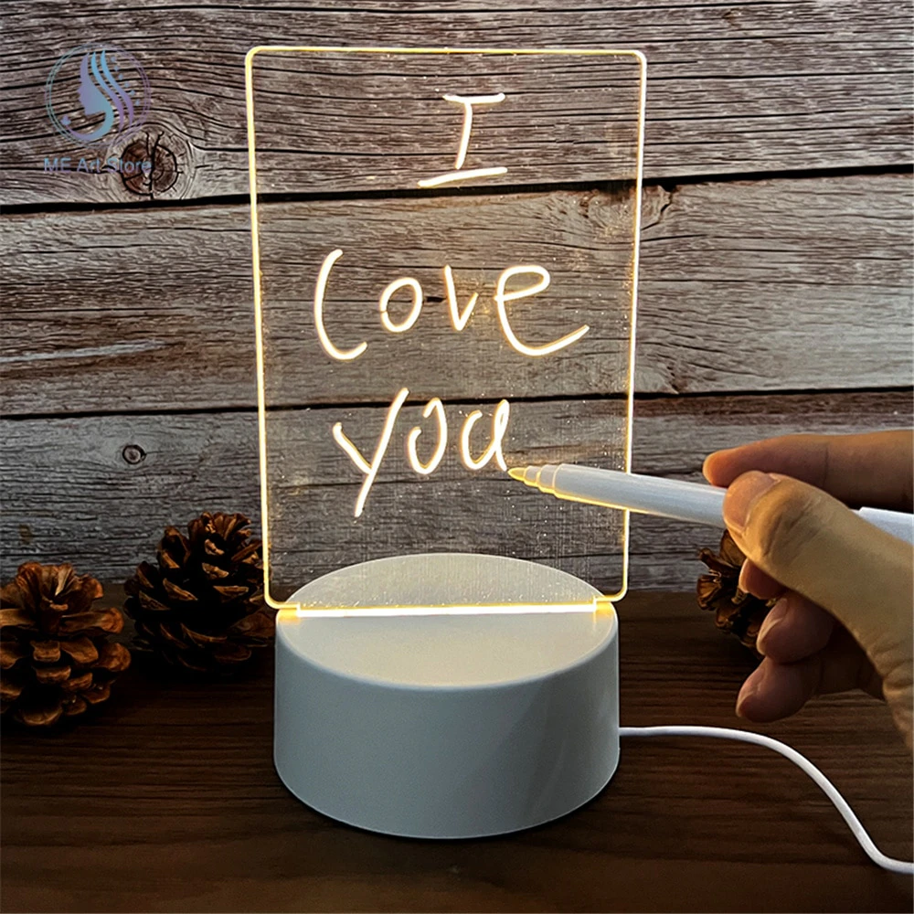 Night Light Message Board