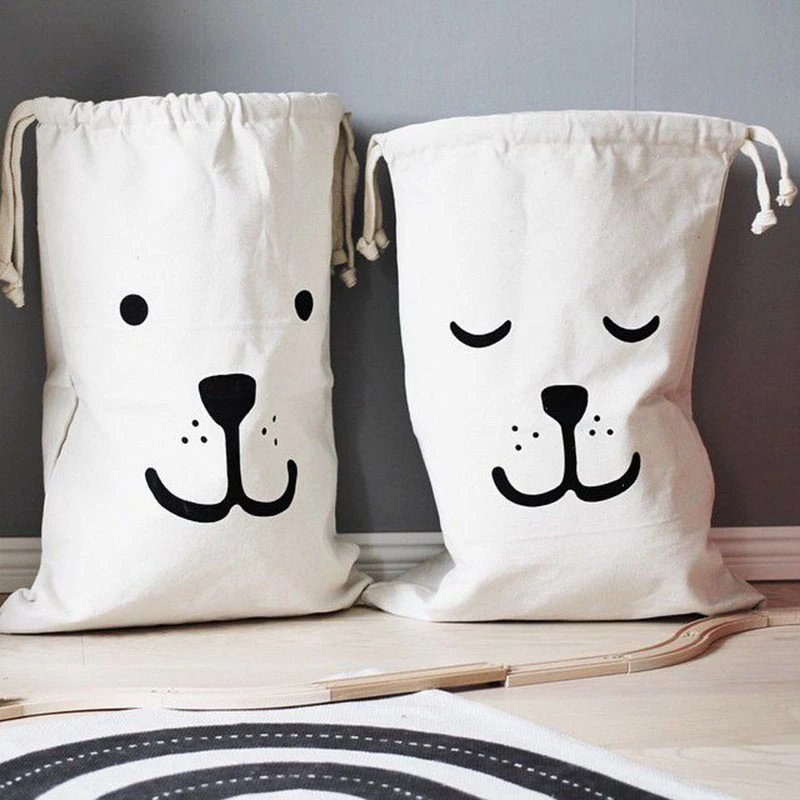 Canvas Printed Laundry Bag