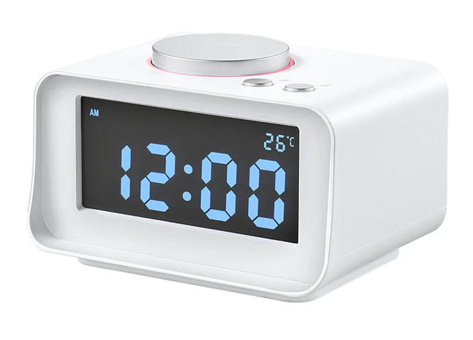 Bedside Radio Alarm with Dual USB Port