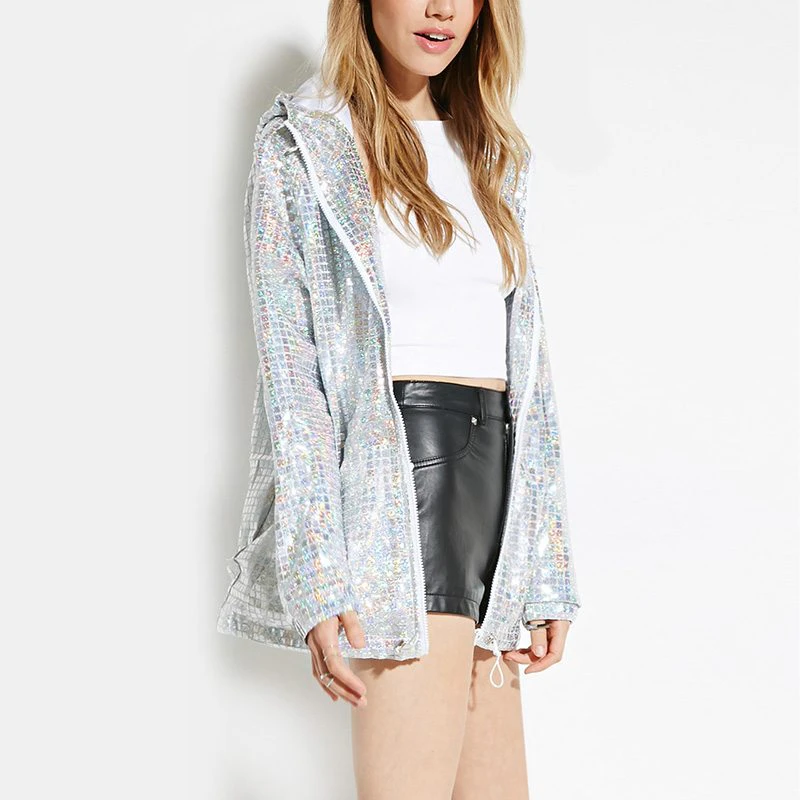 Hologram Patch Jacket
