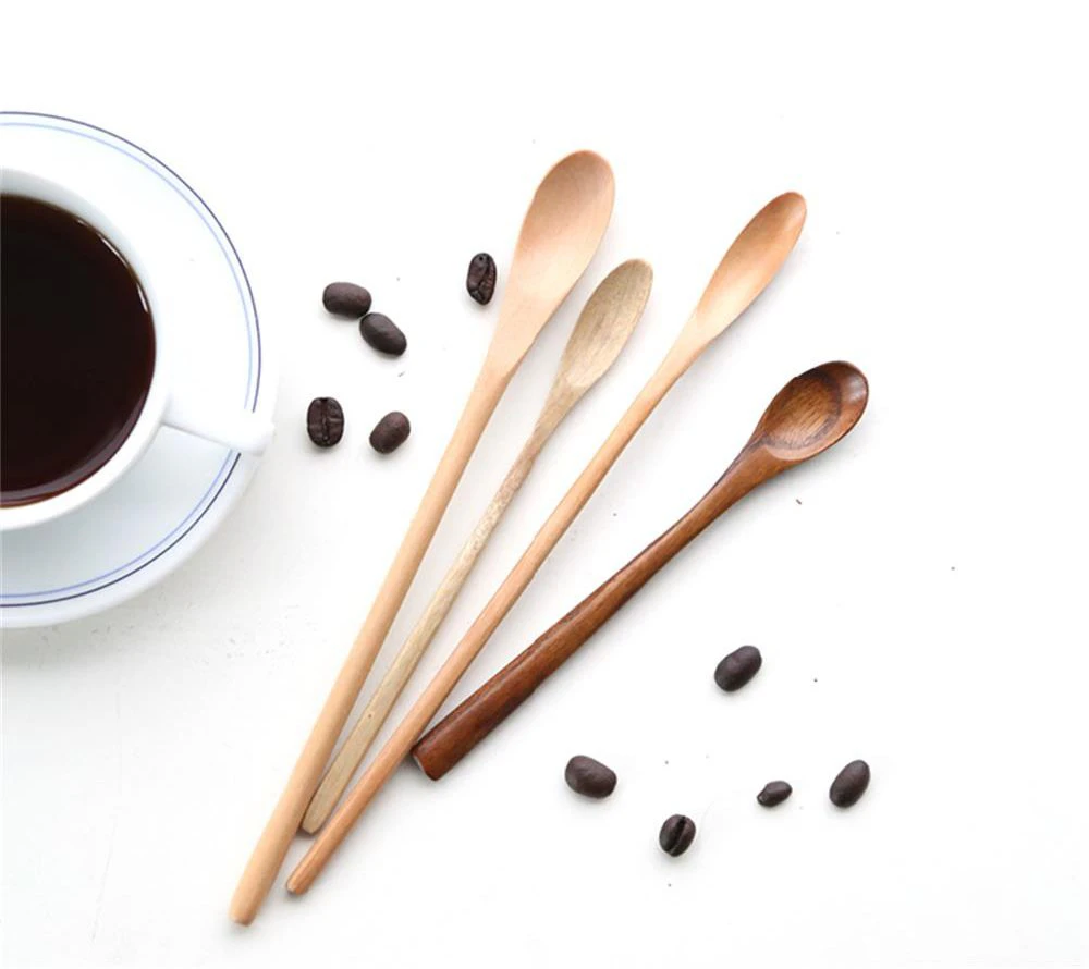 Long Handle Wooden Stirring Spoon