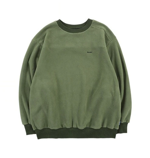 Cotton Fleece Pullover Sweater
