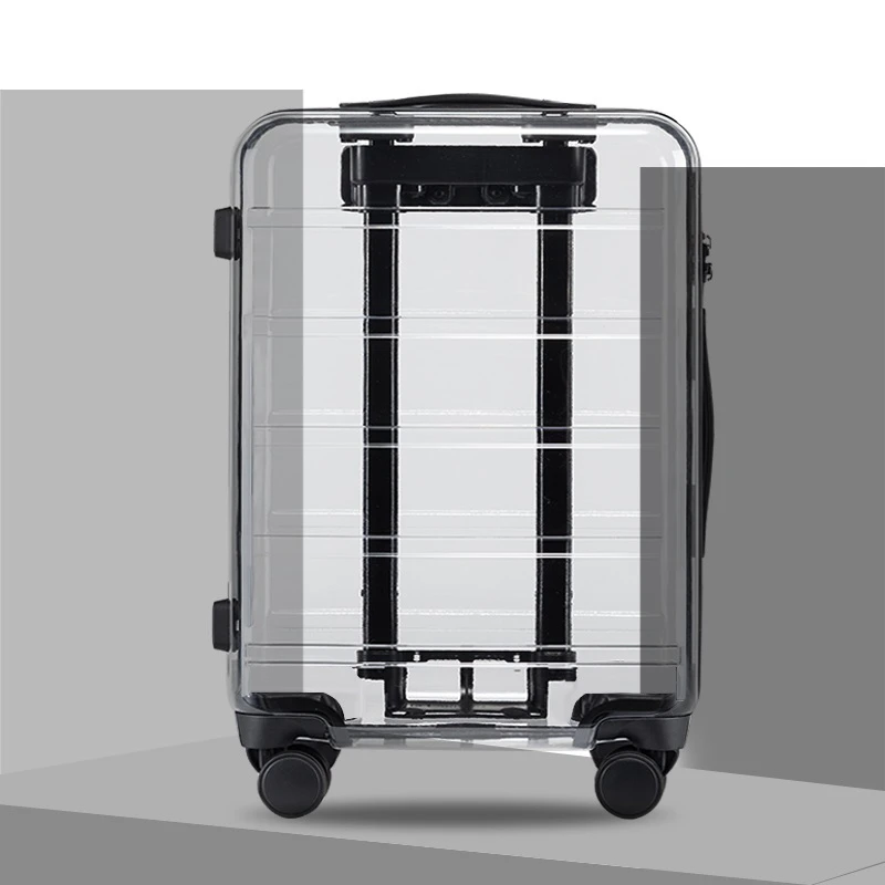 Transparent Roller Suitcase