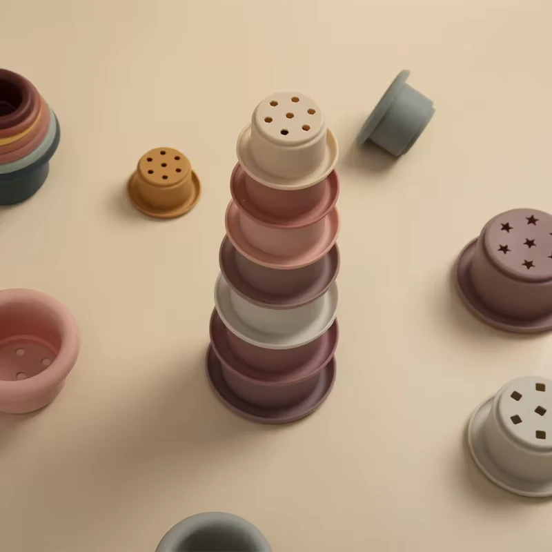Silicone Stacking Cups