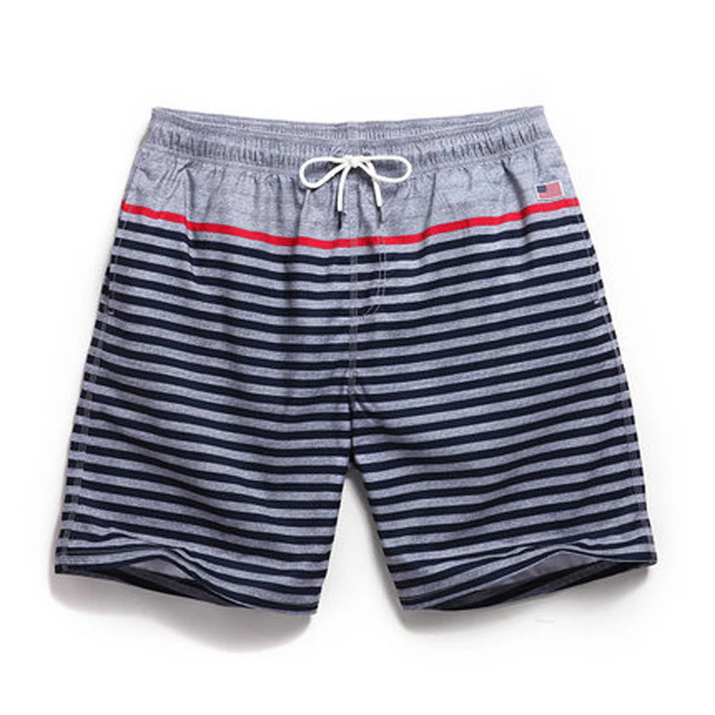 USA Striped Beach Shorts