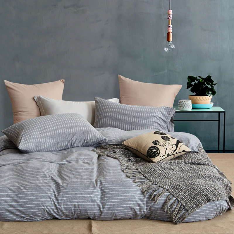 Linen Striped Bedding