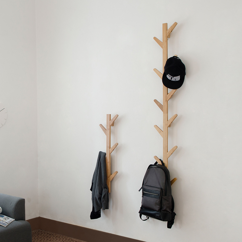 Wooden Wall Mount Coat Hanger
