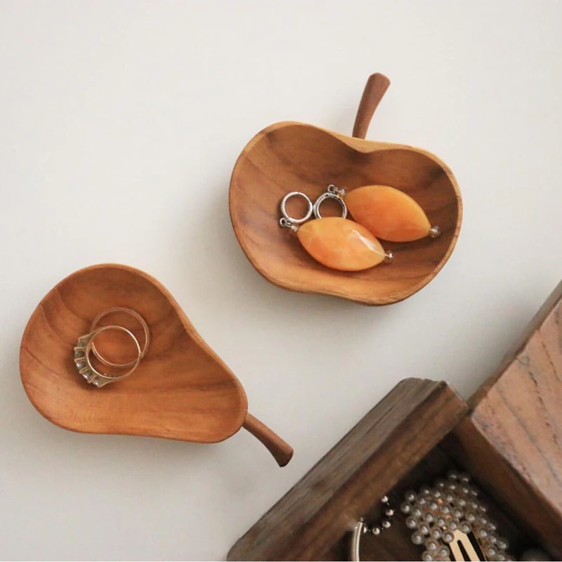 Fruit Shape Wooden Dish