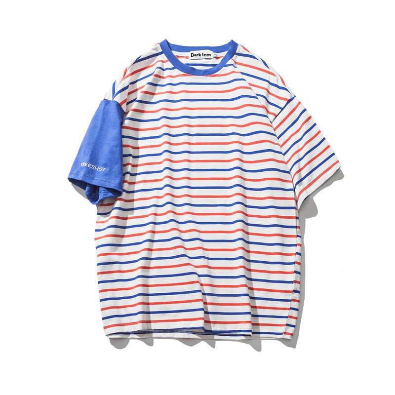 Patchwork Color Stripe Tee