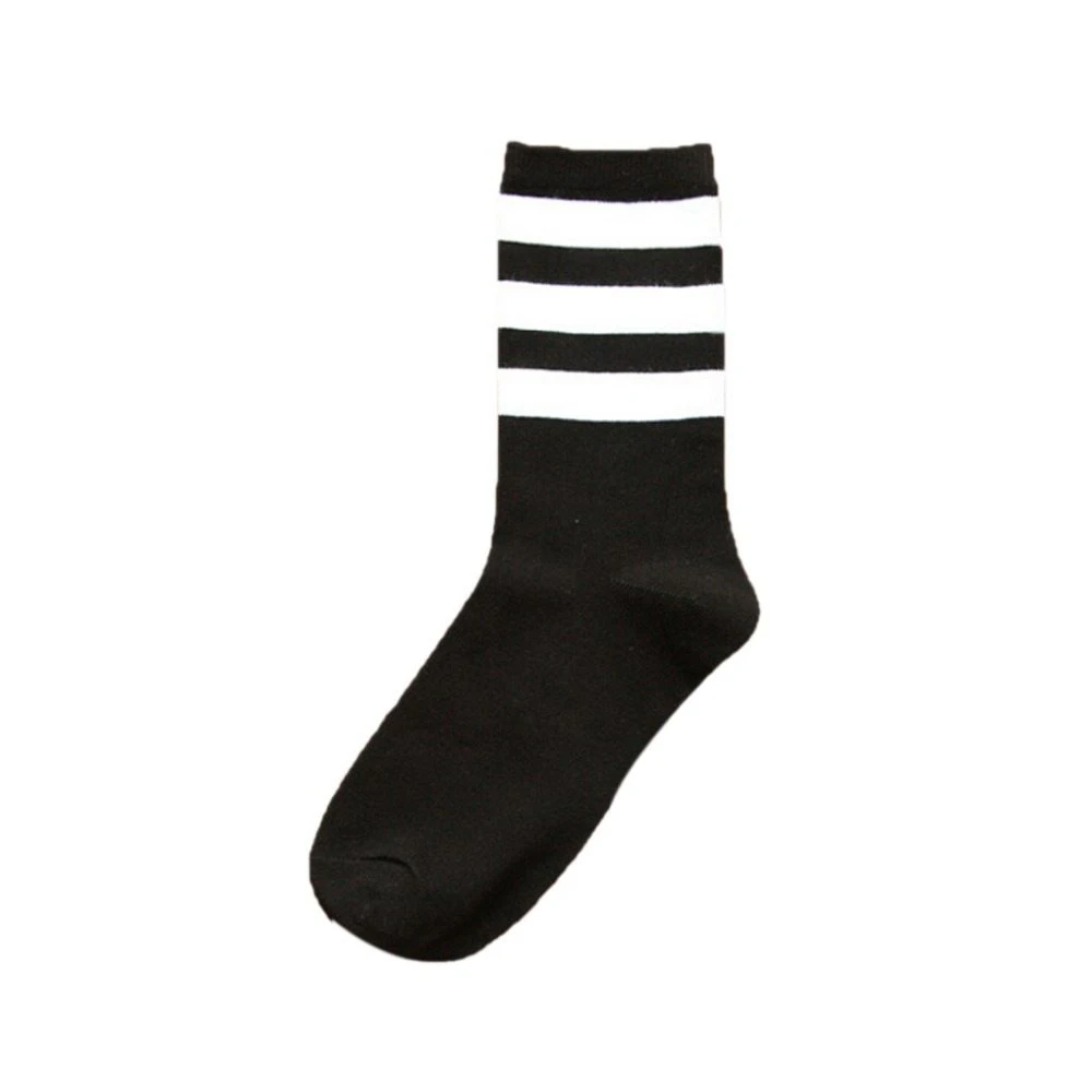 Guys 3 Stripe Casual Cotton Socks