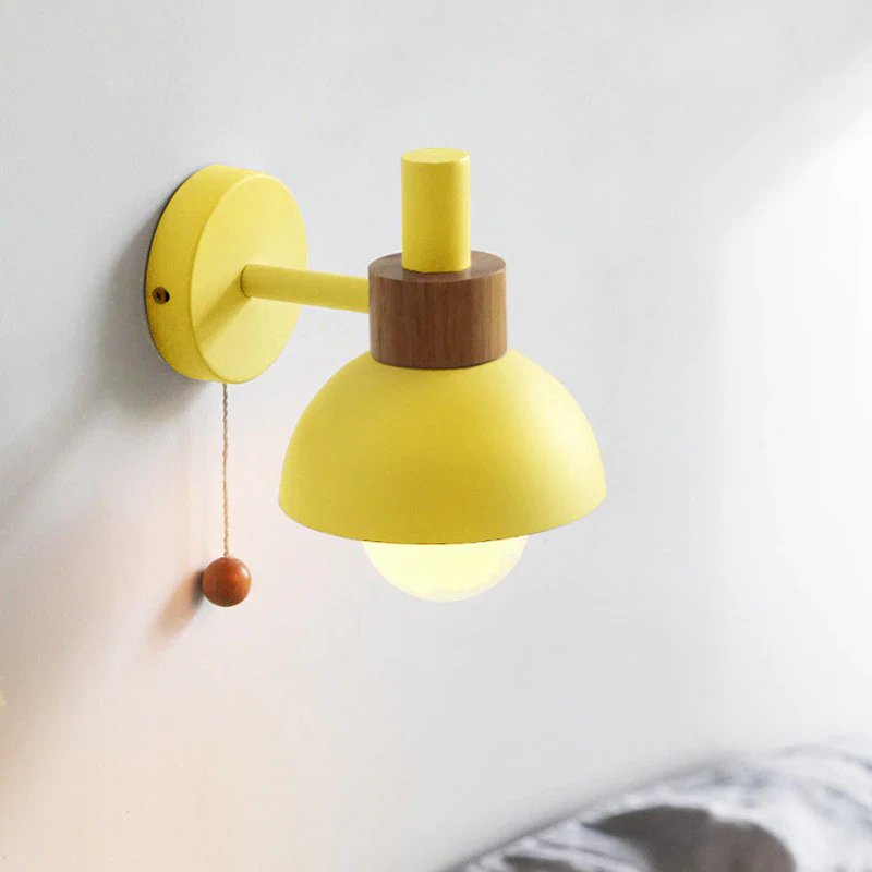 Colourful Wooden LED Sconce