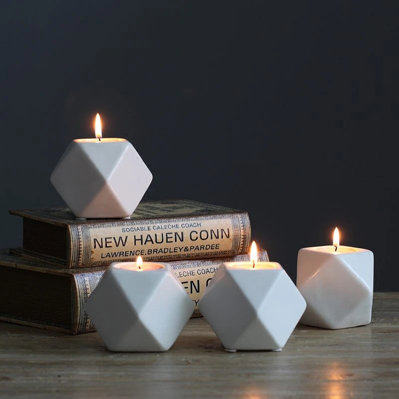 Ceramic Poly Tealight Candle Holders