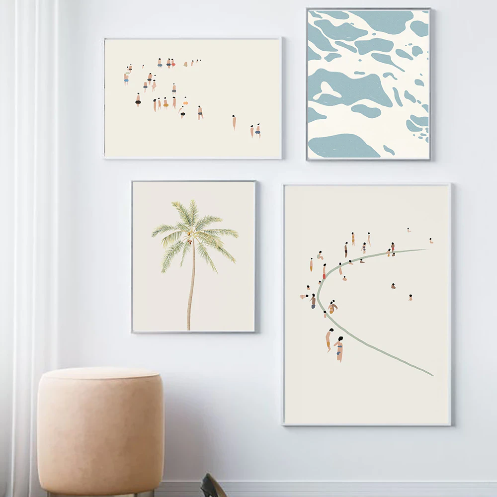 Minimalist Seaside Art Print