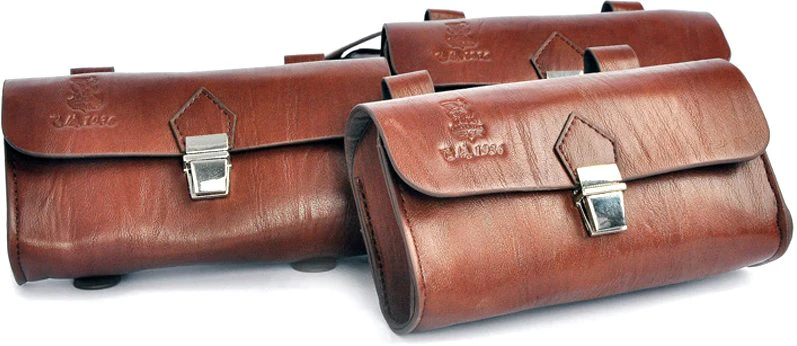 Vintage PU Leather Bicycle Tail Bag