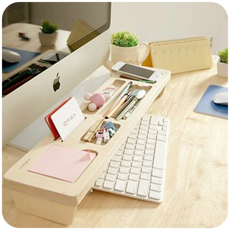 Wooden Desk Organiser