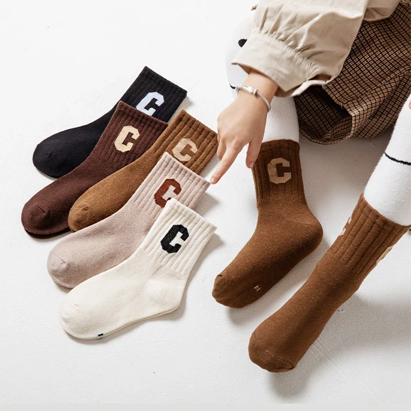 Kids Ribbed C Socks
