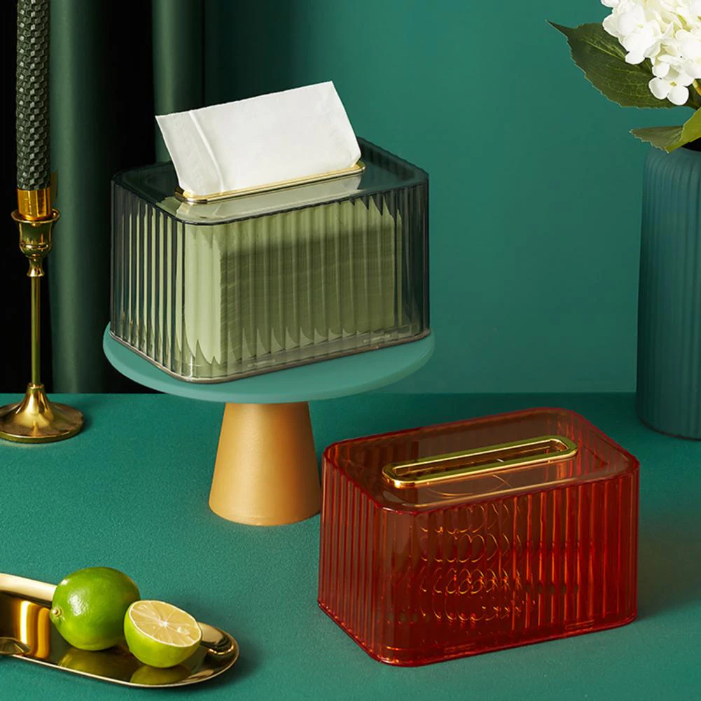 Transparent Tissue Box