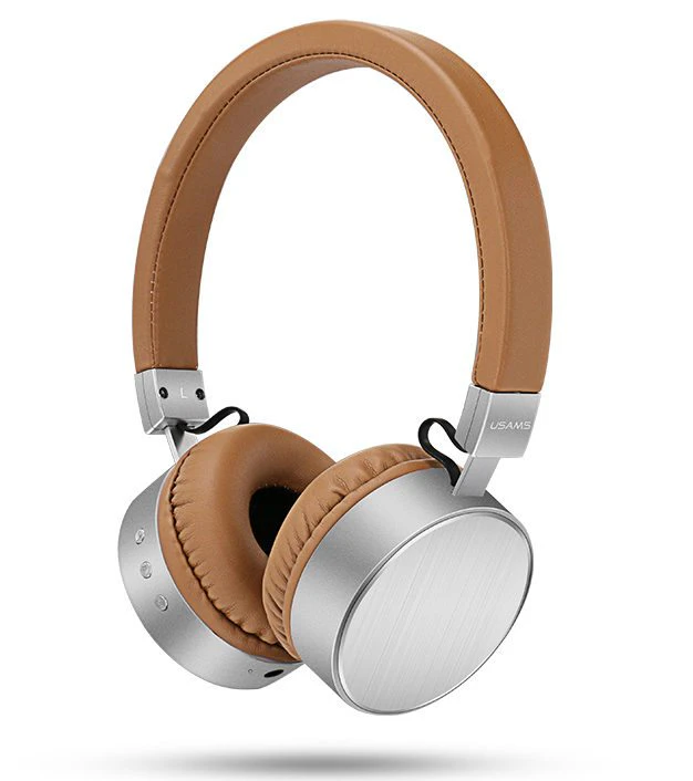 Leather Bluetooth Headphones
