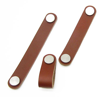 Leather Cabinet Handles