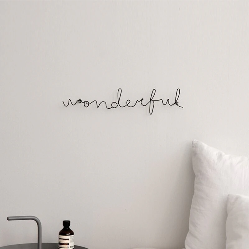 Bent Wire Wall Decor