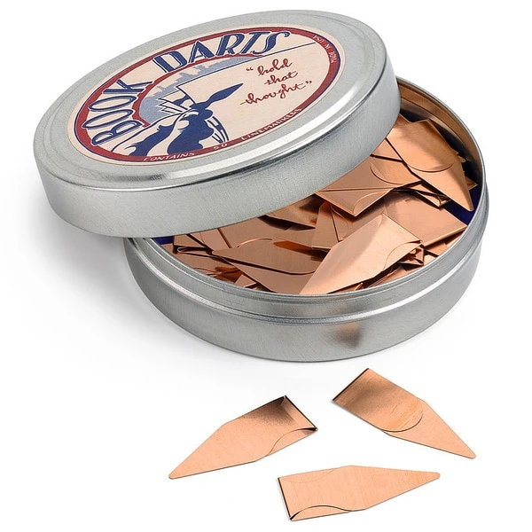 75pc Metal Book Darts