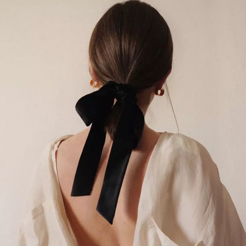 Velvet Bow Hair Elastic