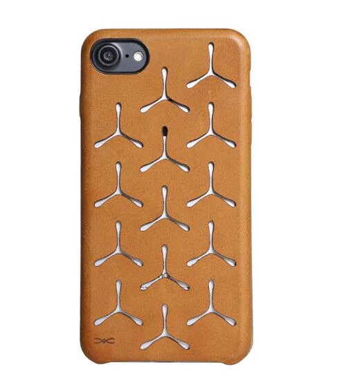 Stamped Genuine Leather iPhone Case