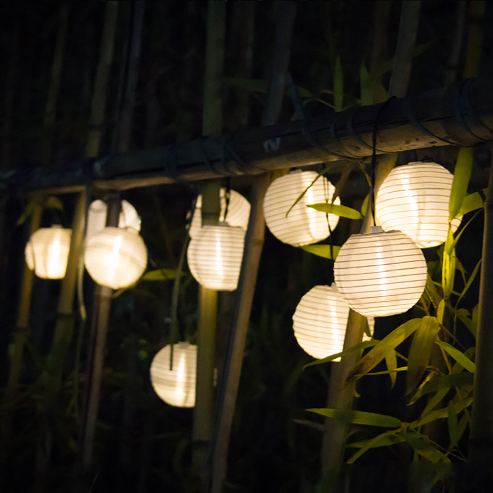 Solar Outdoor Mini Lantern String Lights
