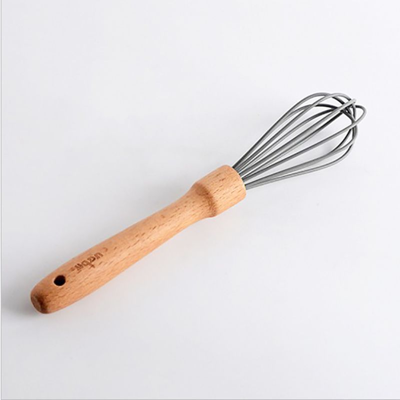 Beech Wood Silicone Whisk